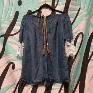 Off the shoulder top